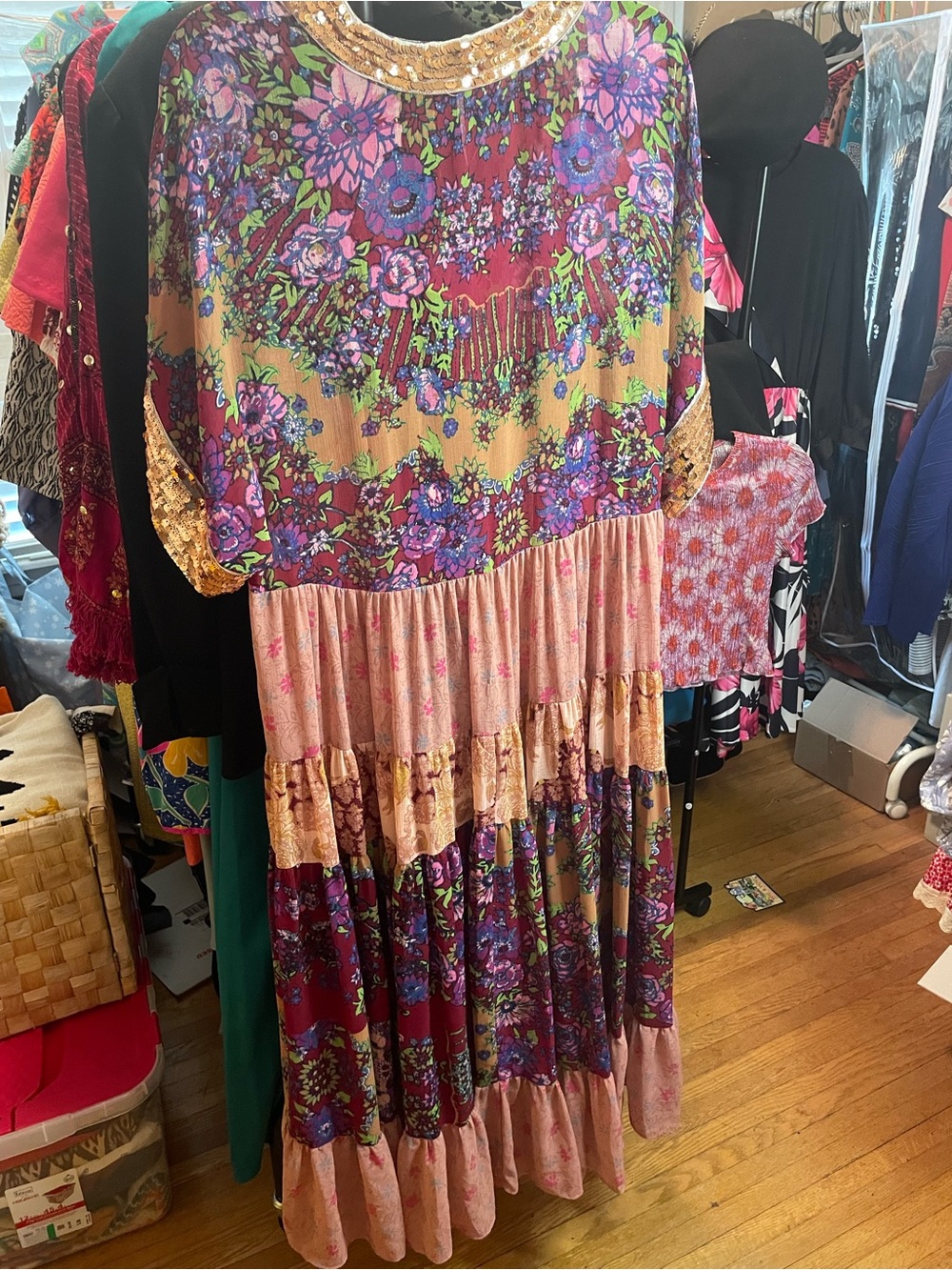 Free People One Fine Day Maxi Duster Kimono dress - Picture 5 of 8